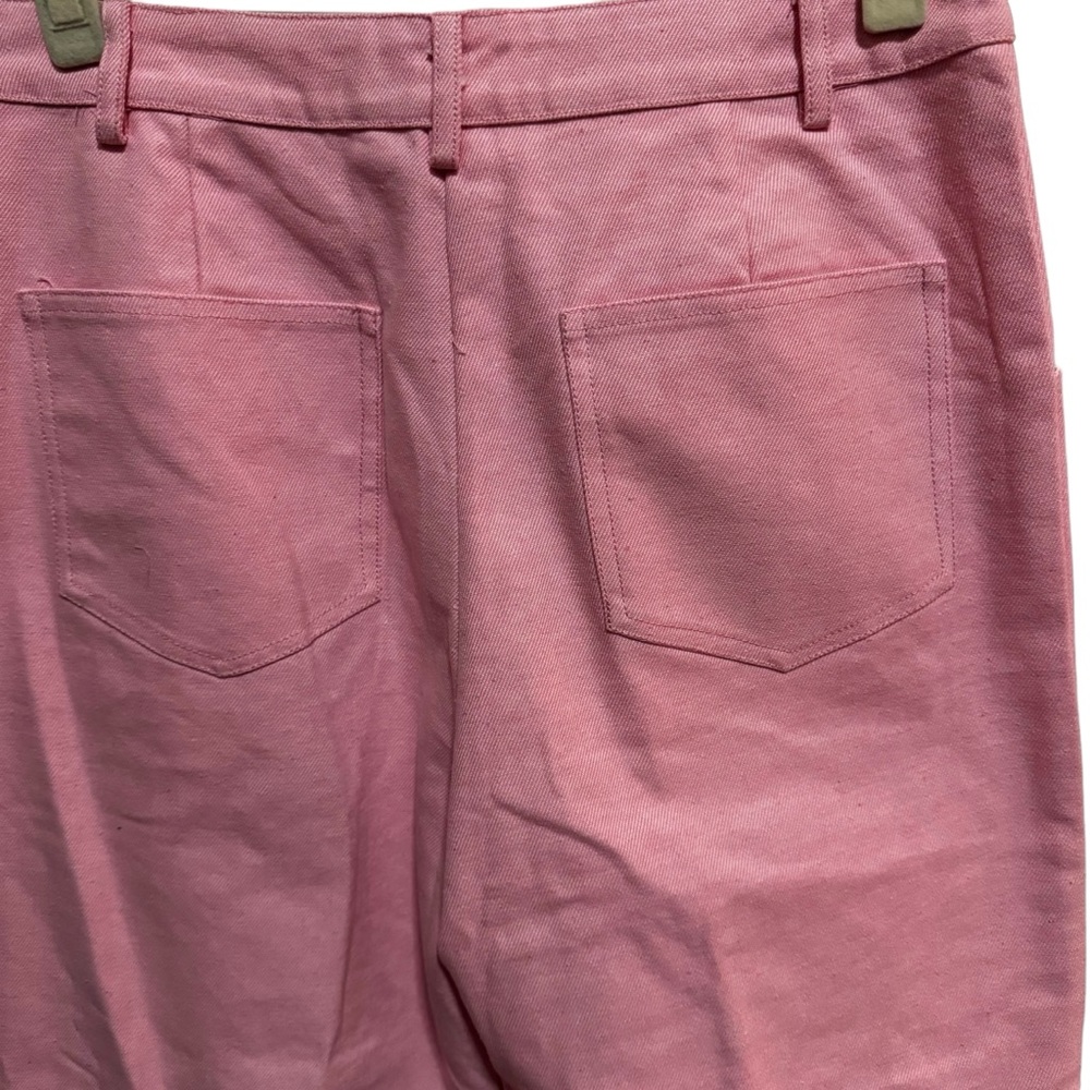 Lina - Pink wide Leg Bow Jeans size Medium - Picture 8 of 15